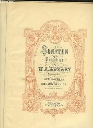 Seller image for SONATEN FUR PIANOFORTE SOLO VON W. A. MOZART for sale by Le-Livre