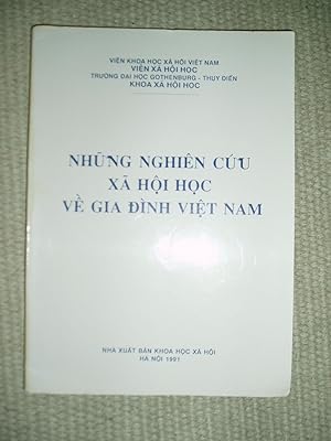Seller image for Nhung nghien cuu xa hoi hoc ve gia dinh Viet Nam for sale by Expatriate Bookshop of Denmark