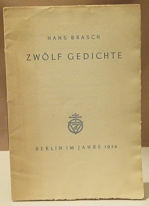 Zwölf Gedichte. Aus dem Nachlaß hrsg. v. Walter Jablonski. Berlin, Blaschker 1954.