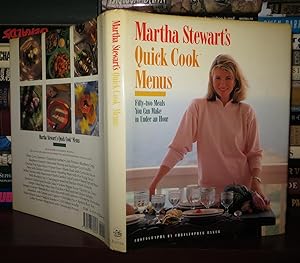 Seller image for MARTHA STEWART'S QUICK COOK MENUS for sale by Rare Book Cellar