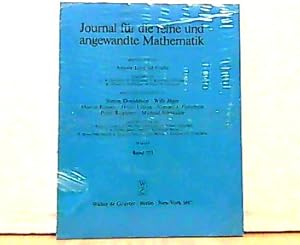 Imagen del vendedor de Journal fr die reine und angewandte Mathematik, gegrndet 1826 von August Leopold Crelle. Band 373. a la venta por Antiquariat Ehbrecht - Preis inkl. MwSt.