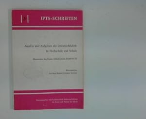 Bild des Verkufers fr Aspekte und Aufgaben der Literaturdidaktik in Hochschule und Schule. (Materialien des Kieler Arbeitskreises Didaktik ; I) (IPTS-Schriften ; 5) zum Verkauf von ANTIQUARIAT FRDEBUCH Inh.Michael Simon