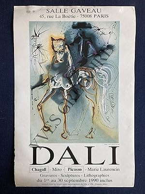 AFFICHE EXPOSITION DALI