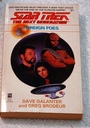 Image du vendeur pour Star Trek Next Generation Foreign Foes mis en vente par Preferred Books