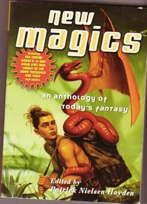 Seller image for New Magics: An Anthology of Today's Fantasy -Hatrack River, The Bones of the Earth, The Bone Woman, Mama Gone, Not All Wolves, Charis, Chivalry, Jo's Hair, Stealing God, Liza and the Crazy Water Man, Mom & Dad at the Home Front for sale by Nessa Books