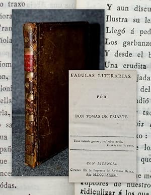 Imagen del vendedor de Fabulas Literarias. a la venta por Antiquariat Thomas Rezek