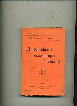 Imagen del vendedor de L IMPRIALISME CONOMIQUE ALLEMAND. a la venta por Librairie CLERC