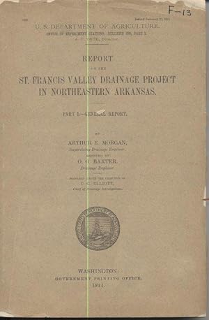 Immagine del venditore per Report on the St. Francis Valley Drainage Project in Northeastern Arkansas: Part I, General Report venduto da Page 1 Books - Special Collection Room