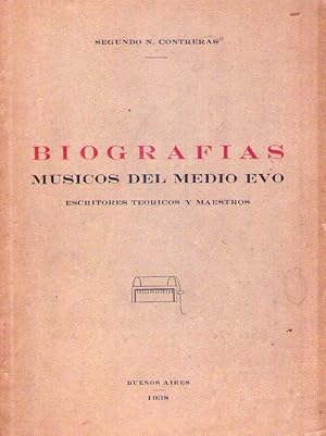 Immagine del venditore per BIOGRAFIAS. Msicos del medioevo, escritores tericos y maestros venduto da Buenos Aires Libros