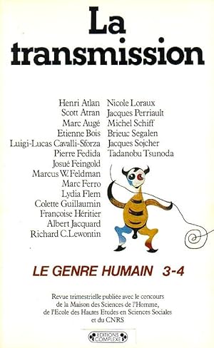 Le genre humain 3-4 : la transmission