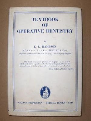 Bild des Verkufers fr TEXTBOOK OF OPERATIVE DENTISTRY. zum Verkauf von Antiquariat am Ungererbad-Wilfrid Robin