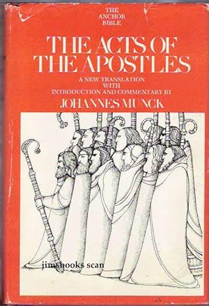 The Acts Of The Apostles Anchor Bible Volume 31