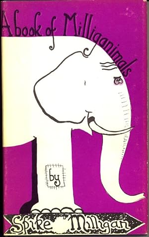 Seller image for A Book of Milliganimals. London, Dennis Dobson 1968. 88 pp. dark navy blu hardcover with purple dustwrapper. for sale by Dieter Eckert