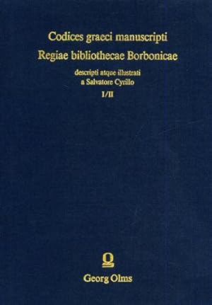 Immagine del venditore per Codices Graeci manuscripti. Regiae Bibliothecae Borbonicae. venduto da FIRENZELIBRI SRL