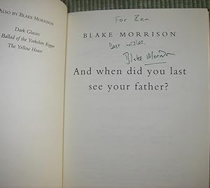 Seller image for And When Did You Last See Father?-*** Signed**** for sale by eclecticbooks