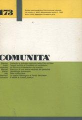 COMUNITA', rivista quadrimestrale di informazione culturale fondata da ADRIANO OLIVETTI - 1974 - ...