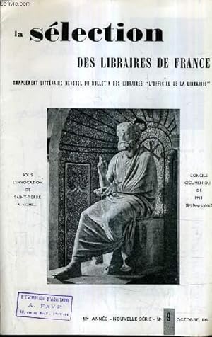 Image du vendeur pour LA SELECTION DES LIBRAIRES DE FRANCE N9 OCTOBRE 1961 12E ANNEE - le concile oecumnique de 1962 - la grotte par Buis - les harpes de fer par Chateauneu - un amour de hoche par Rouill - psychanalyse de l'athisme moderne par Lepp etc. mis en vente par Le-Livre