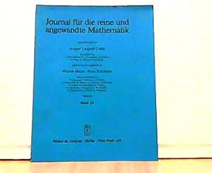 Imagen del vendedor de Journal fr die reine und angewandte Mathematik, gegrndet 1826 von August Leopold Crelle. Band 291. a la venta por Antiquariat Ehbrecht - Preis inkl. MwSt.