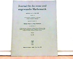 Imagen del vendedor de Journal fr die reine und angewandte Mathematik, gegrndet 1826 von August Leopold Crelle. Band 281. a la venta por Antiquariat Ehbrecht - Preis inkl. MwSt.