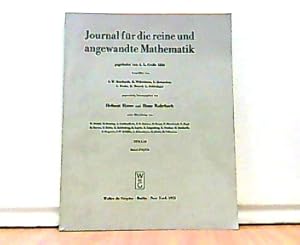 Imagen del vendedor de Journal fr die reine und angewandte Mathematik, gegrndet 1826 von August Leopold Crelle. Band 274 / 275. a la venta por Antiquariat Ehbrecht - Preis inkl. MwSt.