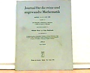 Imagen del vendedor de Journal fr die reine und angewandte Mathematik, gegrndet 1826 von August Leopold Crelle. Band 278 / 279. a la venta por Antiquariat Ehbrecht - Preis inkl. MwSt.