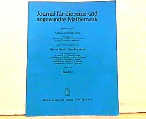 Imagen del vendedor de Journal fr die reine und angewandte Mathematik, gegrndet 1826 von August Leopold Crelle. Band 285. a la venta por Antiquariat Ehbrecht - Preis inkl. MwSt.