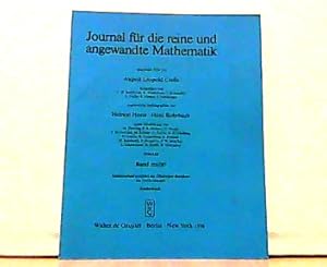 Imagen del vendedor de Journal fr die reine und angewandte Mathematik, gegrndet 1826 von August Leopold Crelle. Band 286 / 287. Jubilumsband anllich des 150jhrigen Bestehens des Crelle - Journals. Sonderdruck. a la venta por Antiquariat Ehbrecht - Preis inkl. MwSt.