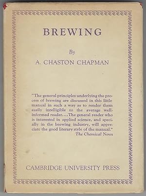 Brewing [The Cambridge Manuals of Science and Literature]