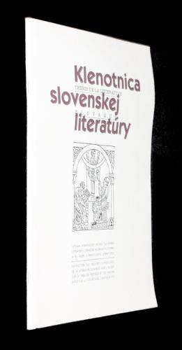 Seller image for Klenotnica slovenskej literatury / Trsor de la littrature slovaque for sale by Abraxas-libris