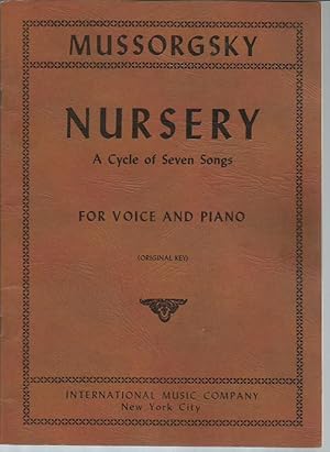 Bild des Verkufers fr Nursery, A Cycle of Seven Songs for Voice and Piano (Original Key) zum Verkauf von Bookfeathers, LLC