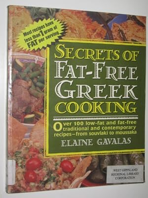 Seller image for Secrets of Fat-free Greek Cooking for sale by Manyhills Books