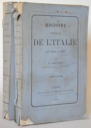 Seller image for Histoire Gnrale De l'Italie De 1846  1850 for sale by Librairie Raimbeau