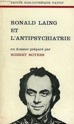 Bild des Verkufers fr RONALD LAING ET L'ANTIPSYCHIATRIE zum Verkauf von Le-Livre