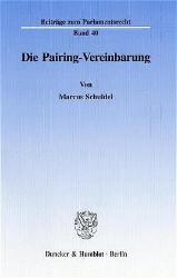 Bild des Verk�ufers f�r Die Pairing-Vereinbarung zum Verkauf von SKULIMA Wiss. Versandbuchhandlung