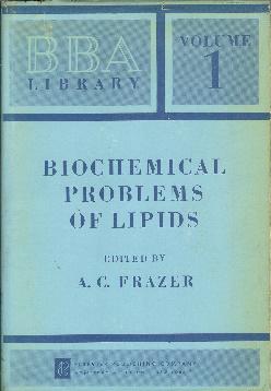 Image du vendeur pour Biochemical problems of lipids mis en vente par Rincn de Lectura