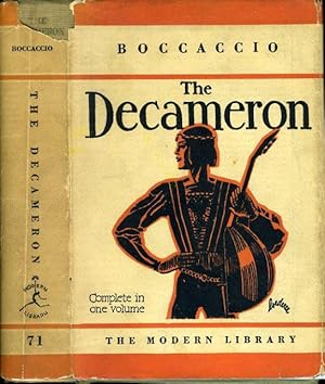 Imagen del vendedor de THE DECAMERON (ML# 71.3, BALLOON CLOTH, Spring 1934, 225 Titles Listed on Inside of DJ) a la venta por Shepardson Bookstall