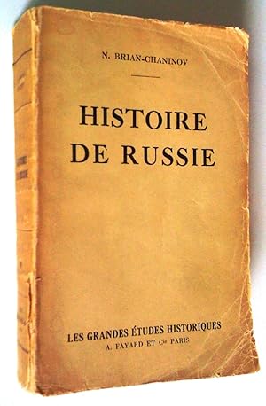 Imagen del vendedor de Histoire de Russie a la venta por Claudine Bouvier