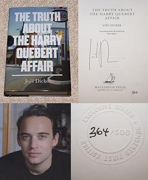 Bild des Verkufers fr THE TRUTH ABOUT THE HARRY QUEBERT AFFAIR: THE LIMITED EDITION - Rare Pristine Copy of The Limited Edition: Signed by Joel Dicker - SIGNED ON THE TITLE PAGE zum Verkauf von ModernRare