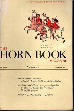 Image du vendeur pour The Horn Book Magazine; Volume XLII, No. 4: August, 1966 (Bwatrix Potter Centenary Issue) mis en vente par Dorley House Books, Inc.