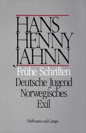 Bild des Verkufers fr Werke in Einzelbnden. Hamburger Ausgabe / Frhe Schriften. Deutsche Jugend. Norwegisches Exil : Die Geschichte desjenigen. /Ugrihno und Ingrabanien /Hans Heinrich /Dramen und Dramenfragmente aus dem Nachlass /Tagebcher (1912-1917). Hrsg. v. Ulrich Bitz zum Verkauf von AHA-BUCH GmbH