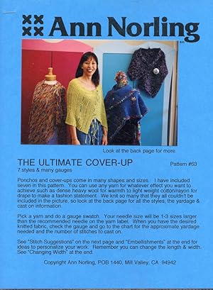 ANN NORLING: THE ULTIMATE COVER-UP: 7 Styles & Many Guages : Pattern #63