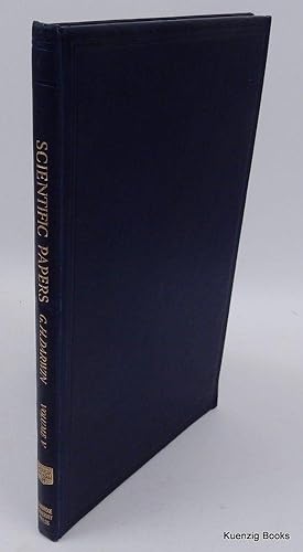 Image du vendeur pour Scientific Papers : Volume V Supplementary Volume containing Biographical Memoirs by Sir Francis Darwin and Professor E. W. Brown, Lectures on Hill's Lunar Theory, etc. mis en vente par Kuenzig Books ( ABAA / ILAB )
