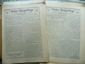 Unser Isergebirge Heimatkundliche Beilage des Gablonzer Tageblatts. Nachrichtenblatt der Arbeitsv...