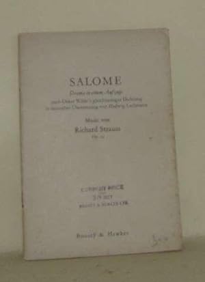 Salome music von richard strauss op.54