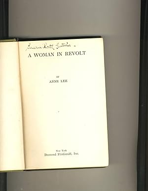 Seller image for A Woman In Revolt for sale by Richard Lemay