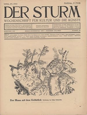 Seller image for Der Sturm. Wochenschrift fr Kultur und die Knste. Erster Jahrgang, 1. Dezember 1910, Nr. 40. Herausgegeben von Herwarth Walden. for sale by Antiquariat Weinek