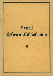 Neues Leben in Schönbrunn. Mit Bildern von Stefan Simony. (Sonderdruck aus der zeitschrift "Der g...