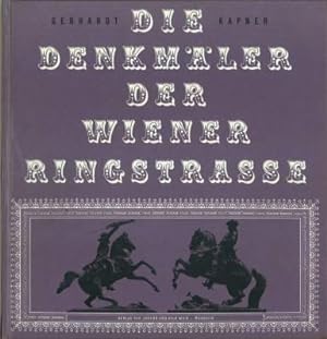 Bild des Verkufers fr Die Denkmler der Wiener Ringstrae. zum Verkauf von Antiquariat Weinek