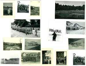 Bild des Verkufers fr Konvolut von 86 Originalfotos des Reichsarbeitsdienstes, davon circa 20 von der Wehrmacht. Format Kleinbildkamera circa 5 x 3 cm bis Postkartenformat. zum Verkauf von Antiquariat Weinek