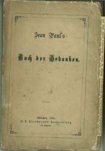 Jean Paul's Buch der Gedanken.